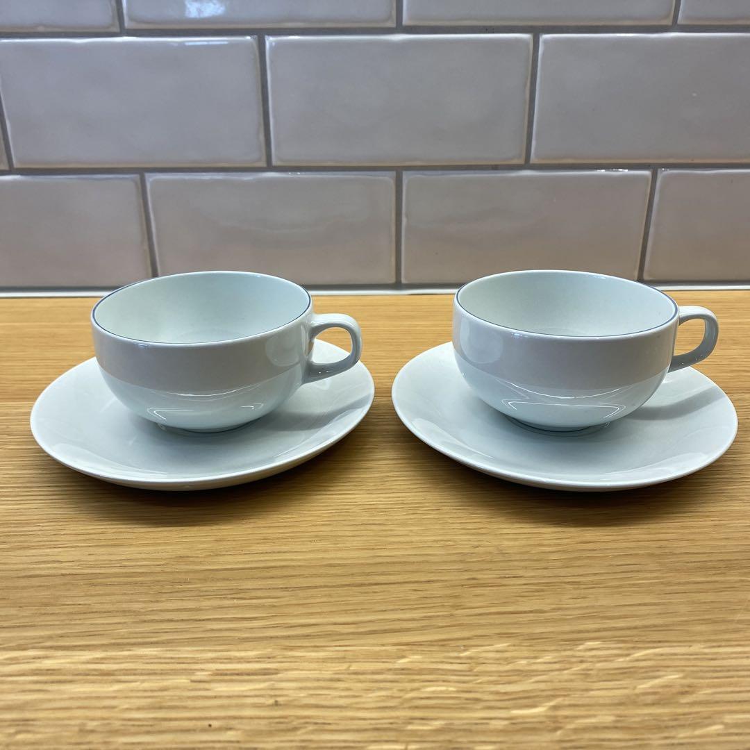 ヴィンテージ ロイヤルコペンハーゲン ブルーライン ティー カップ＆ソーサー