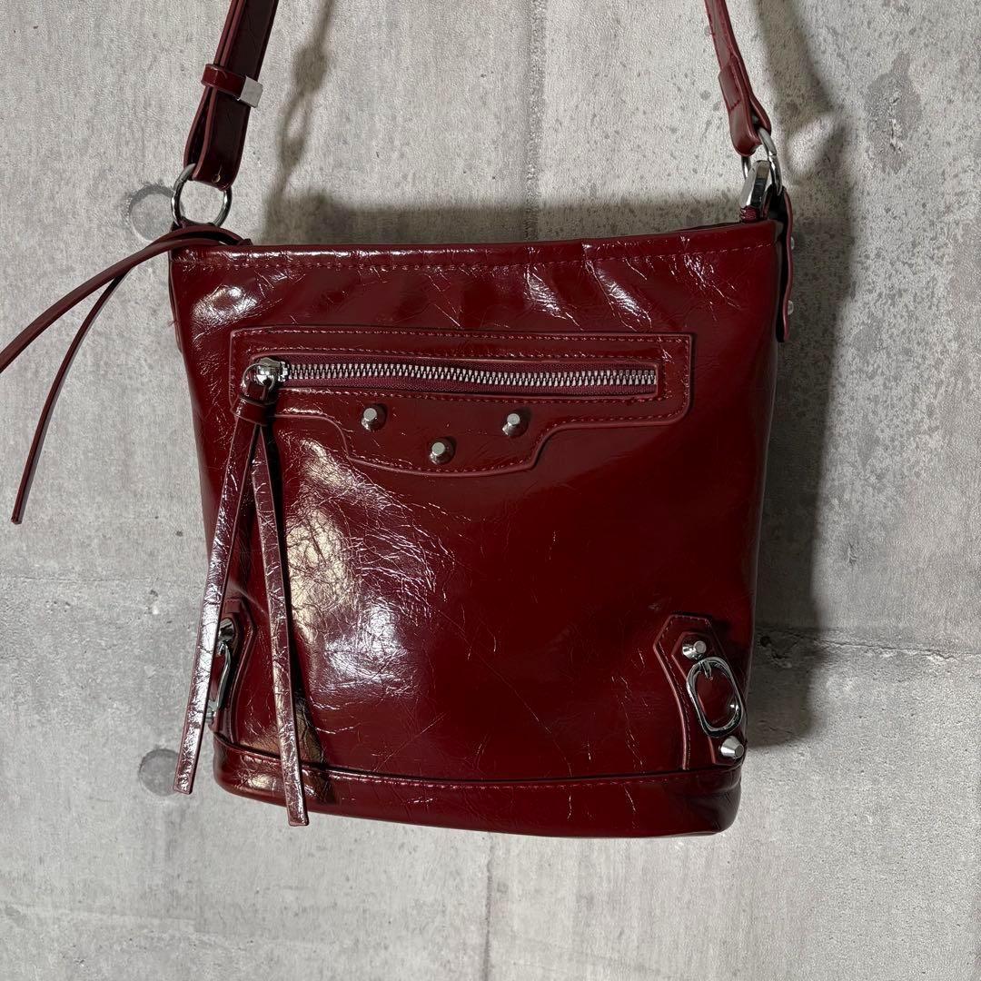 バッグ 00s archive one shoulder bag gimmick Y2K 00s archive one shoulder bag gimmick y2k - メルカリ
