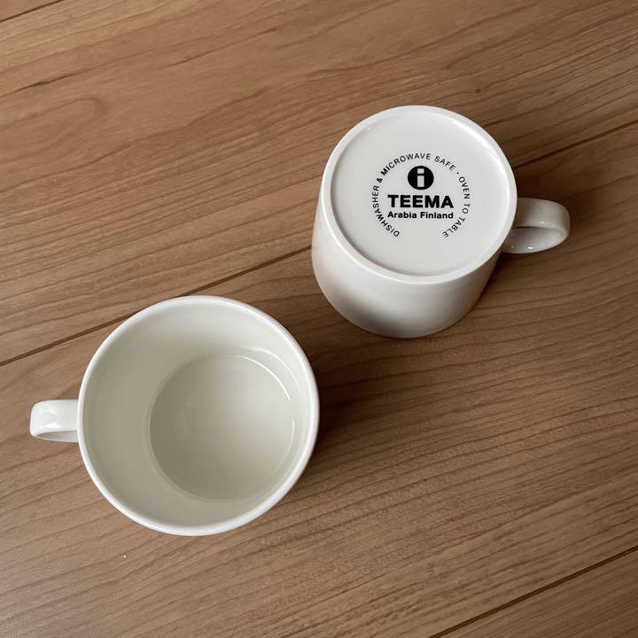 【未使用】イッタラ アラビア TEEMA ティーマ デミタスカップ 希少ロゴ