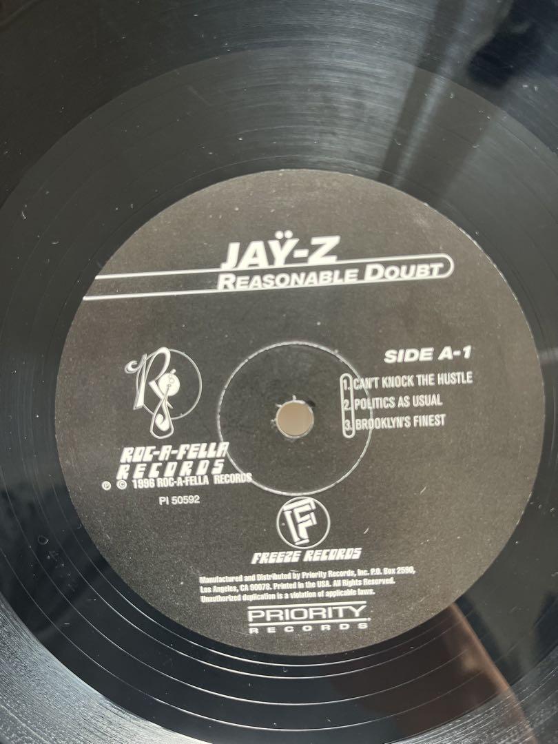 USオリジナル Jay-Z Reasonable doubt 2LP レコード