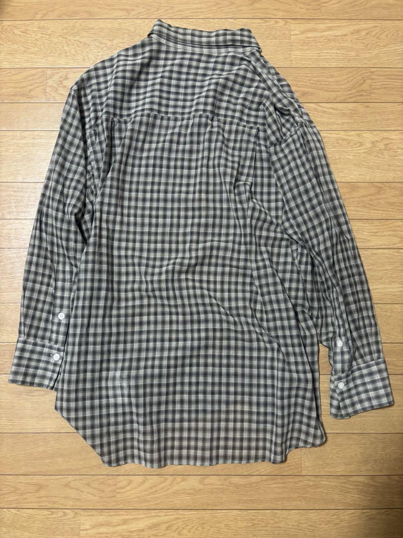 Spick & Span コットンボイルチェックシャツ