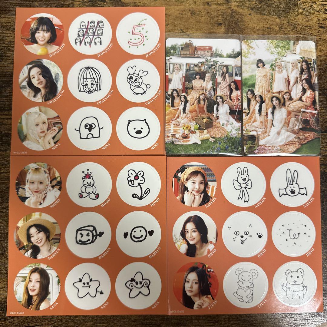 twice#5 アルバム封入 シール トレカ - メルカリ