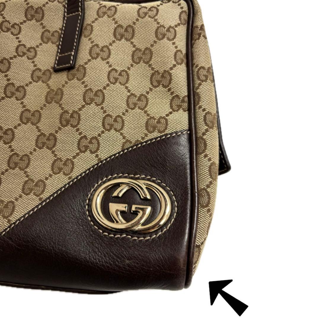 GUCCI ハンドバッグ トートバッグ ニューブリット GGキャンバス GUCCI ハンドバッグ トートバッグ ニューブリット GGキャンバス