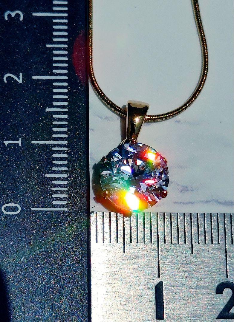 4ct モアサナイト 人工ダイヤ ネックレス 24K金 ア393 - メルカリ