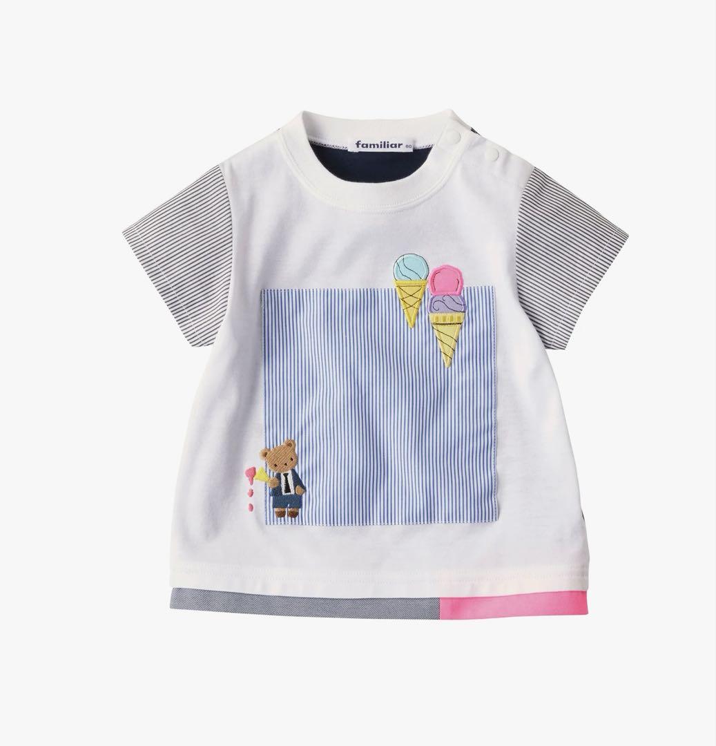 新品タグ付　ファミリア　Tシャツ　90 ファミリア Tシャツ 90 新品 familiar｜Yahoo!フリマ（旧PayPay