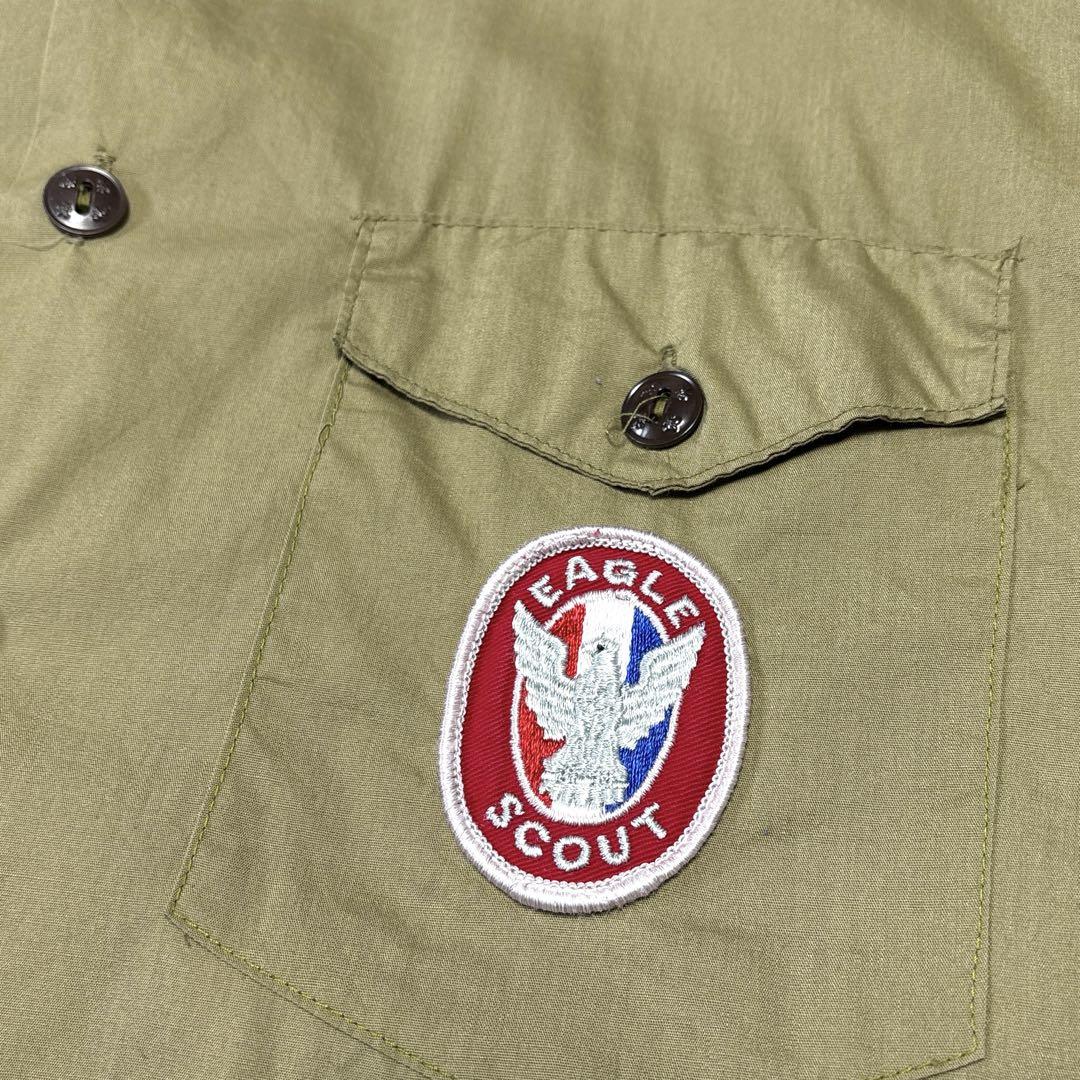 BOYSCOUT OF AMERICA ボーイスカウトシャツ 半袖シャツ カーキ