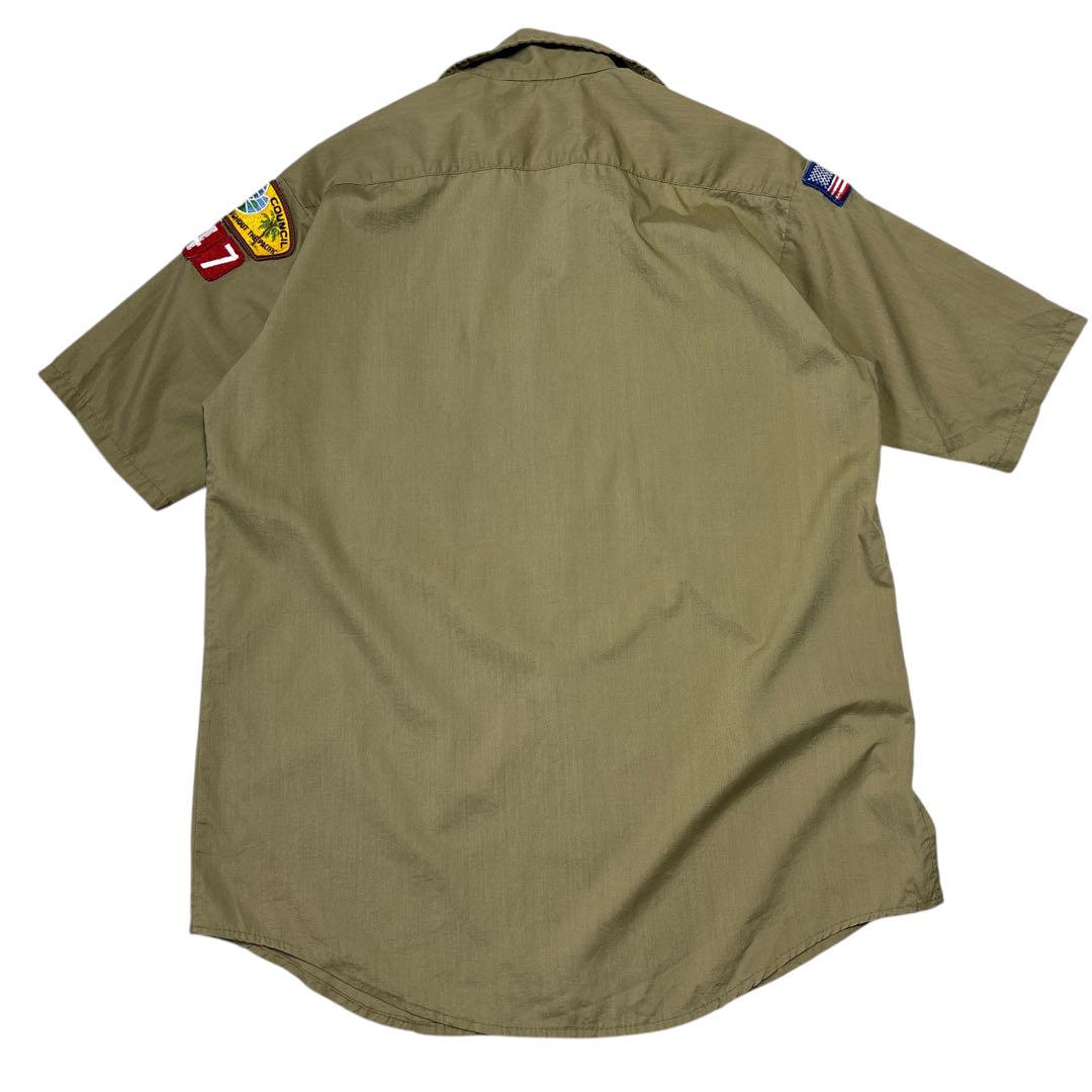 BOYSCOUT OF AMERICA ボーイスカウトシャツ 半袖シャツ カーキ