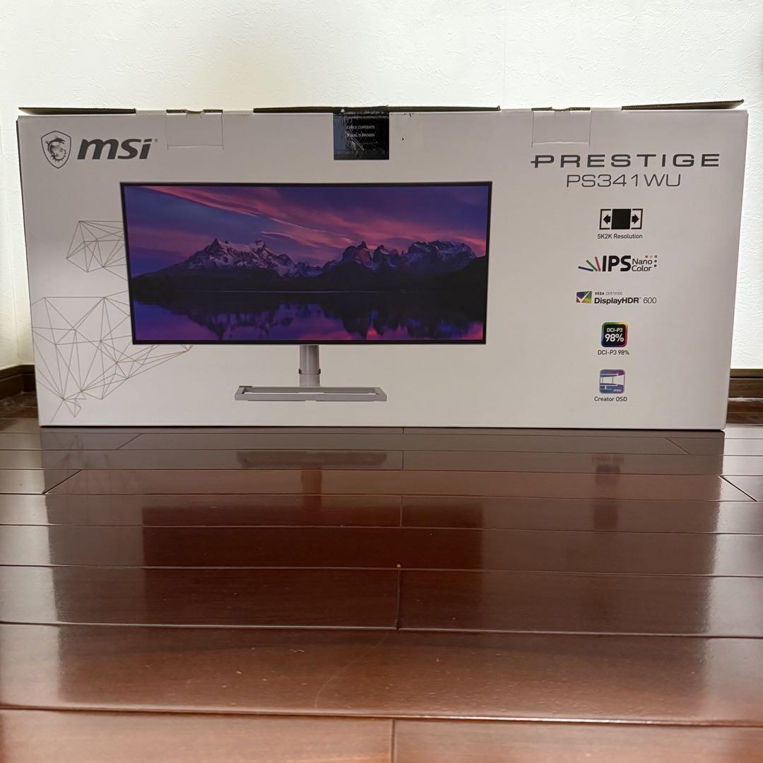 MSI Prestige PS341WU 34インチ 5k ウルトラワイド