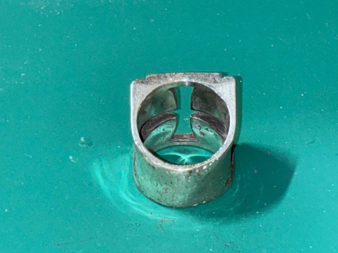 【シルバーアクセサリー】Sv925 アイアンクロスリング 15号【中古】 シルバーアクセサリー】Sv925 アイアンクロスリング 15号【中古