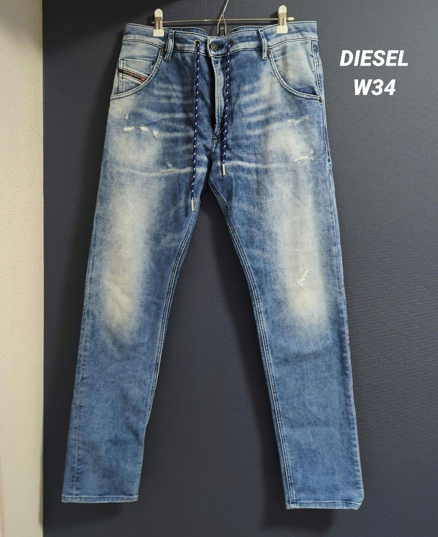 DIESEL ダメージ加工デニム W34