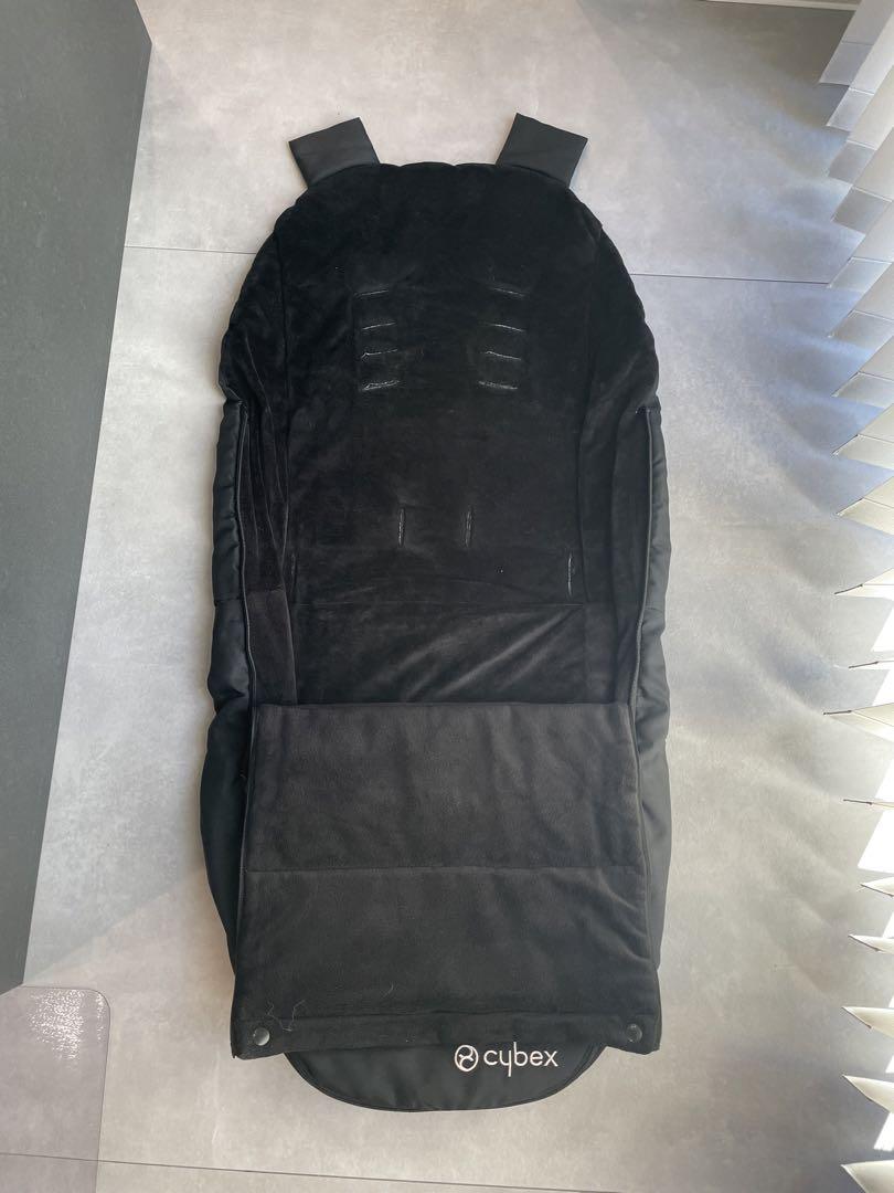 Cybex フットマフ 黒 美品