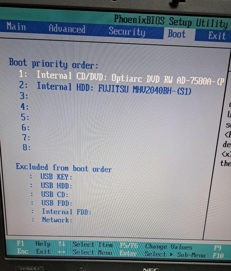 NEC VersaPro VY17M R1