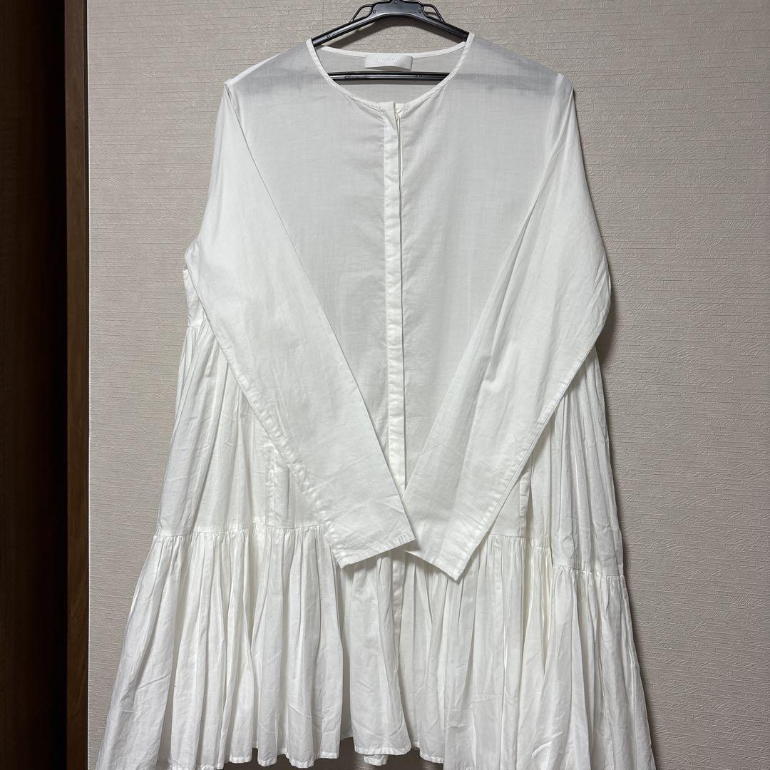 Merlette シャツティアードドレス MARTEL XS BYWARD