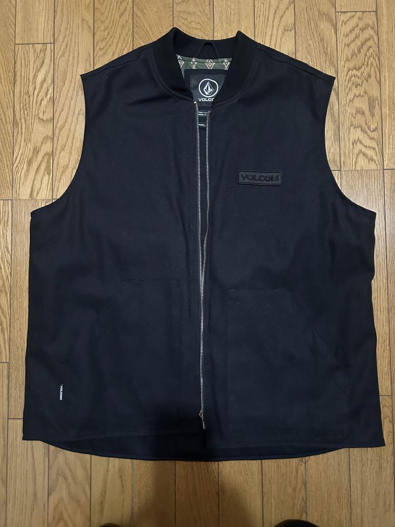 VOLCOM ボルコム ブラック ベスト XL