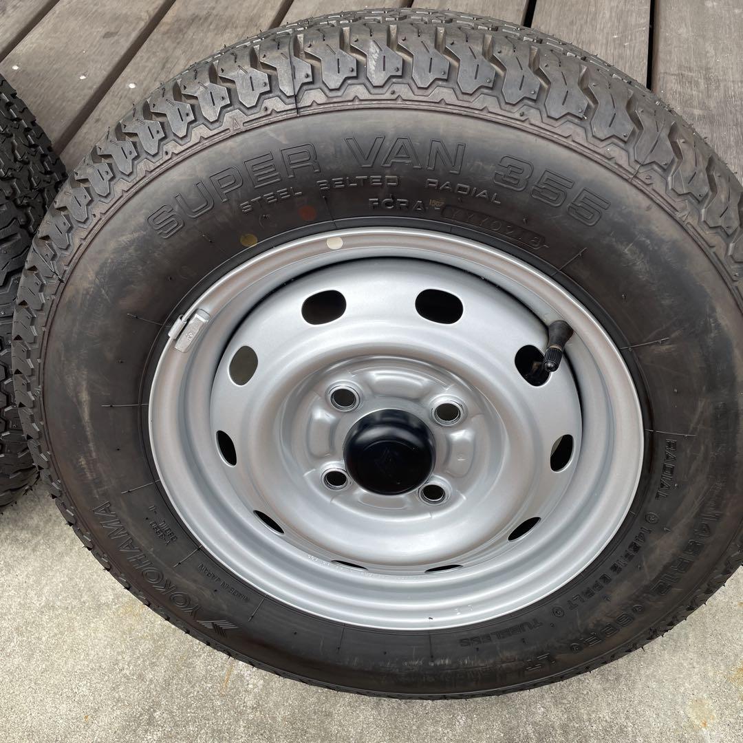 145R12  6PRLT  軽トラ　タイヤホイールセット