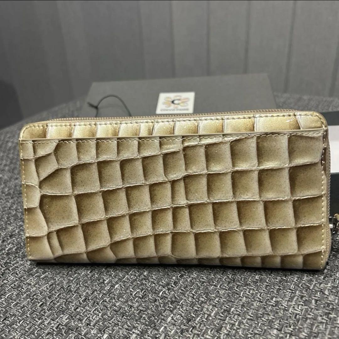 新品未使用　コッコフィオーレ　グリッターウォレット長財布