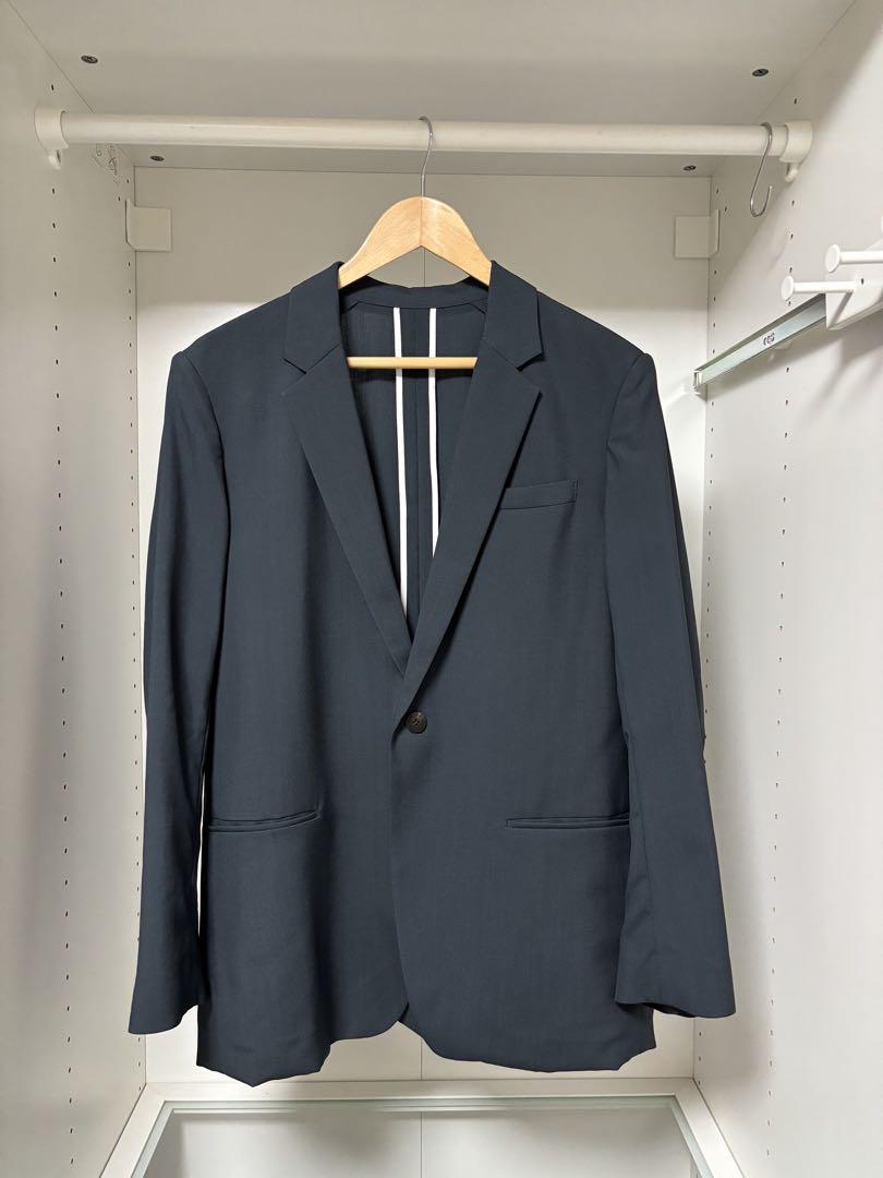 ジャケット・アウター Overcoat Dropped Shoulder Single Jacket