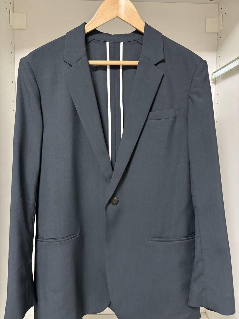 ジャケット・アウター Overcoat Dropped Shoulder Single Jacket
