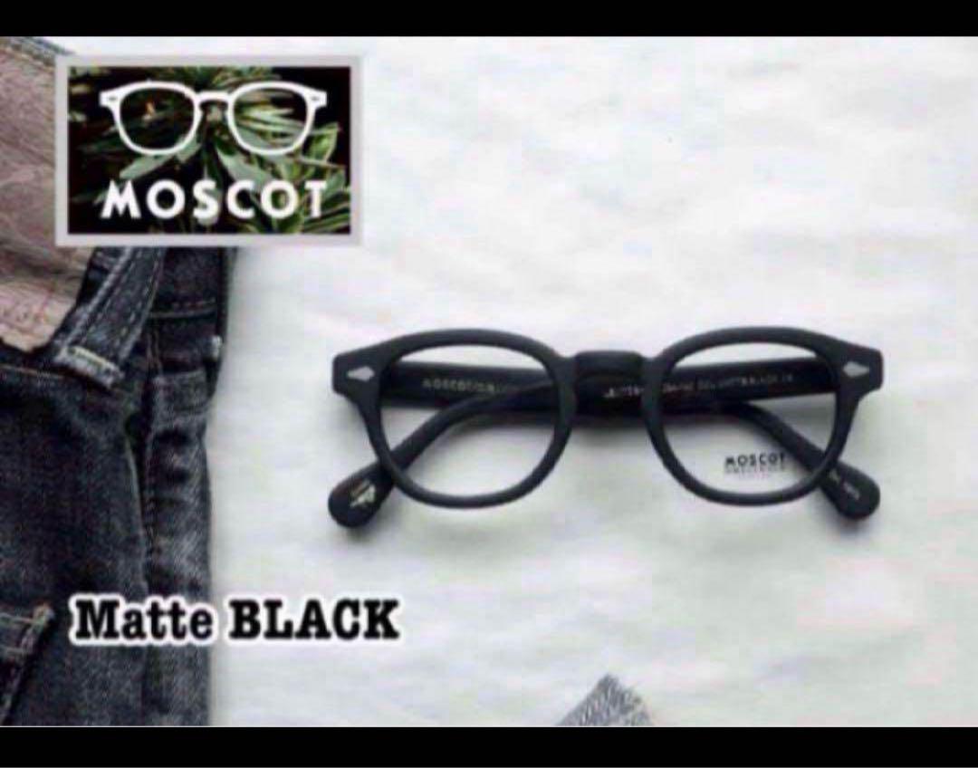MOSCOT モスコット レムトッシュ メガネ 眼鏡 マットブラック サングラス