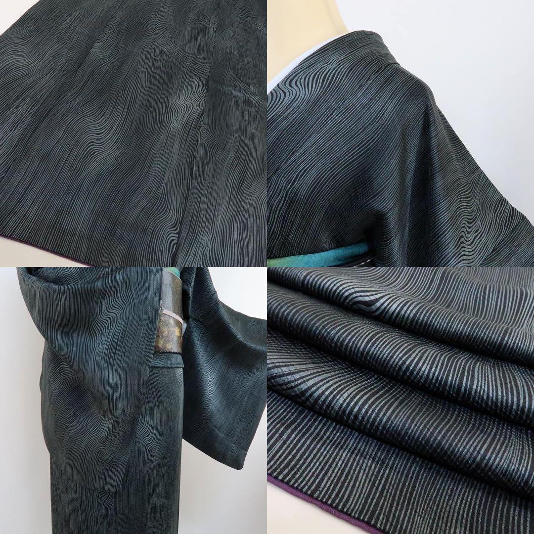 専用✺正絹 総柄 袷 小紋 着物 A-838