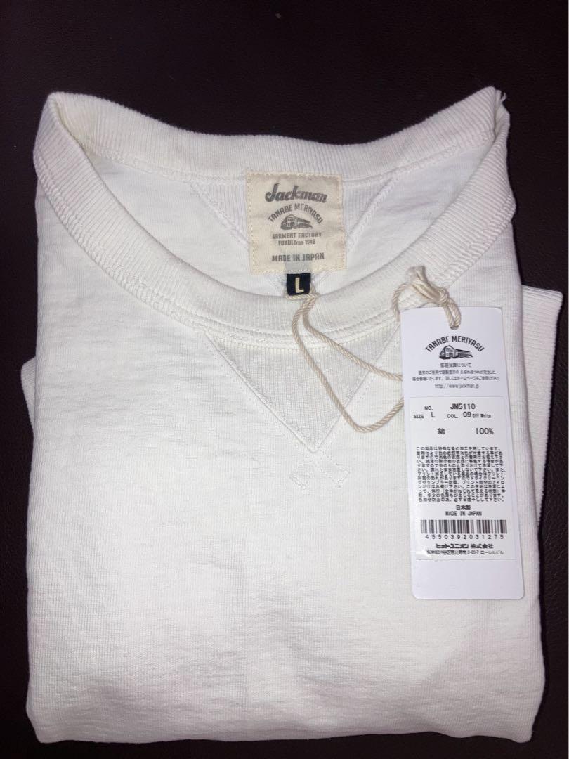 タグ付Jackman JM5110 dotsume rib Tシャツ キムタク着