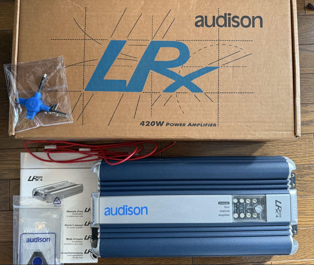 audison LRx 4.300 4chアンプ 車両未装着 新同品
