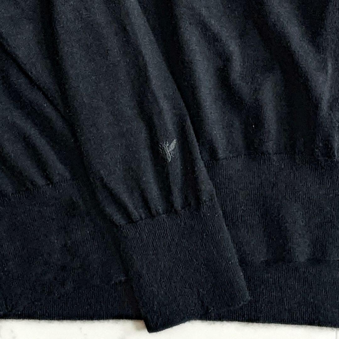 高級✨マディソンブルー カシミヤシルク タートルネック ニット ブラック 高級✨マディソンブルー カシミヤシルク タートルネック ニット ブラック