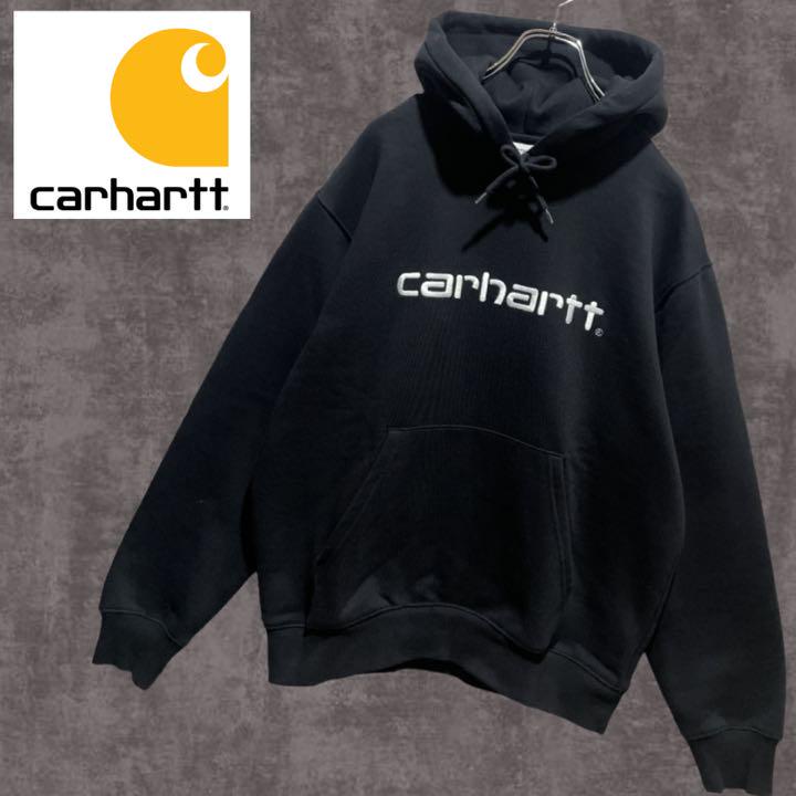 保証書付 カーハート Carhartt 刺繍ロゴ ビッグロゴ プル