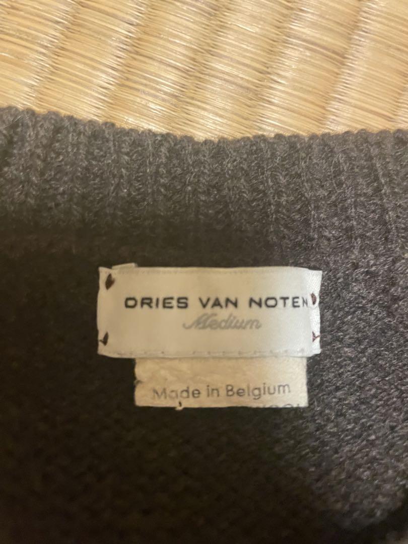 driesvannoten ウールニット 茶色