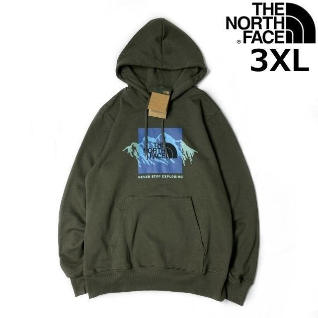 品質は非常に良い ノースフェイス 181130 パーカ(3XL)カーキ GRAPHIC