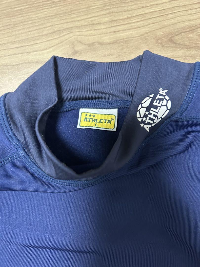 ATHLETA ４点　インナーセット ネイビー/イエロー