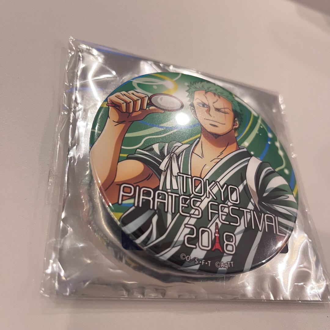ONE PIECE 東京ワンピースタワー限定 2018 夏 缶バッジ ゾロ