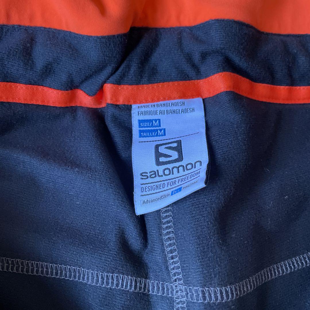サロモン　SALOMON スキーウェア上下　サイズM （L相当）中古 SALOMON - サロモン SALOMON スキーウェア中古サイズM（Lサイズ