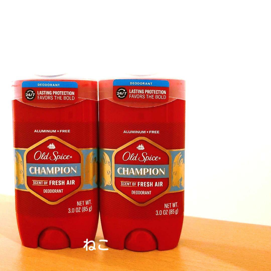 【85gx3本】オールドスパイス チャンピオン制汗剤  デオドラント　スティック Old Spice オールドスパイス レッドラベル デオドラント レザー