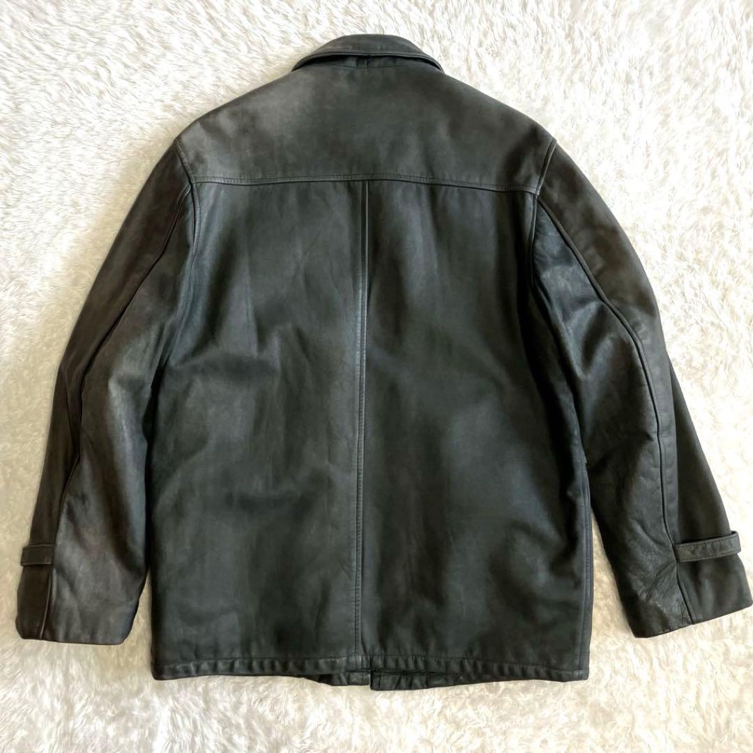 Schott 高級ヌバックレザージャケット ウールチェック裏地 カーコート Schott 高級ヌバックレザージャケット ウールチェック裏地 カーコート