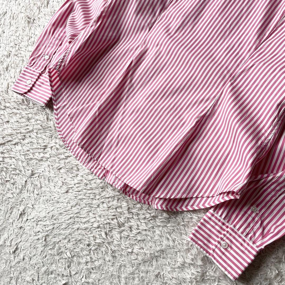 極美品 90s ラルフローレン stripe L/S shirt 袖ポニー - メルカリ