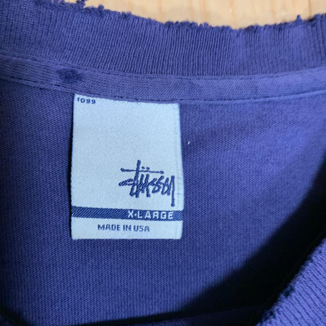 得価限定SALE 90s vintage old stussy USA製 袖プリ XLサイズ 1f4te-m89021087905 新品特価