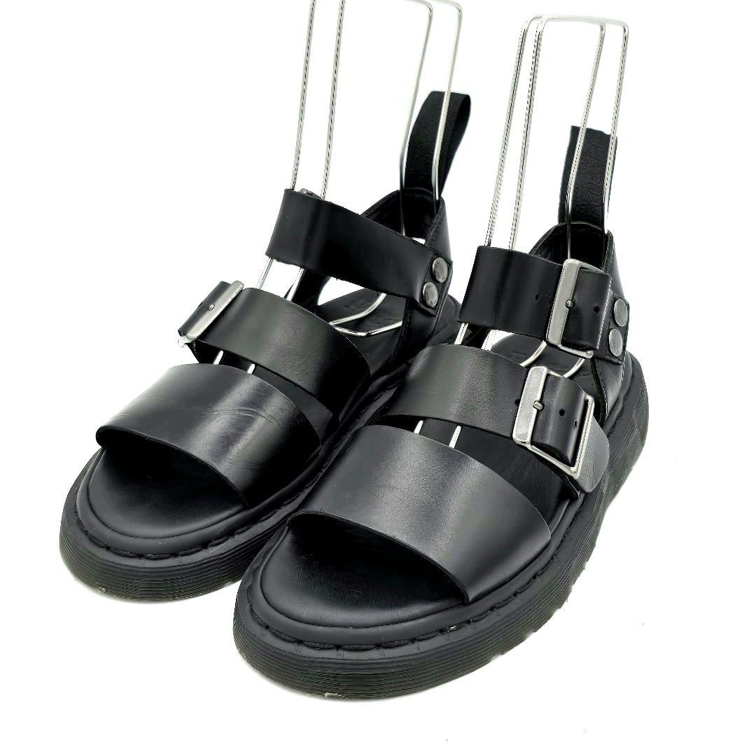 美品 Dr.Martens Vegan Gryphon サンダル UK4 Dr. Martens Unisex Vegan Gryphon Slingback Sandals Black