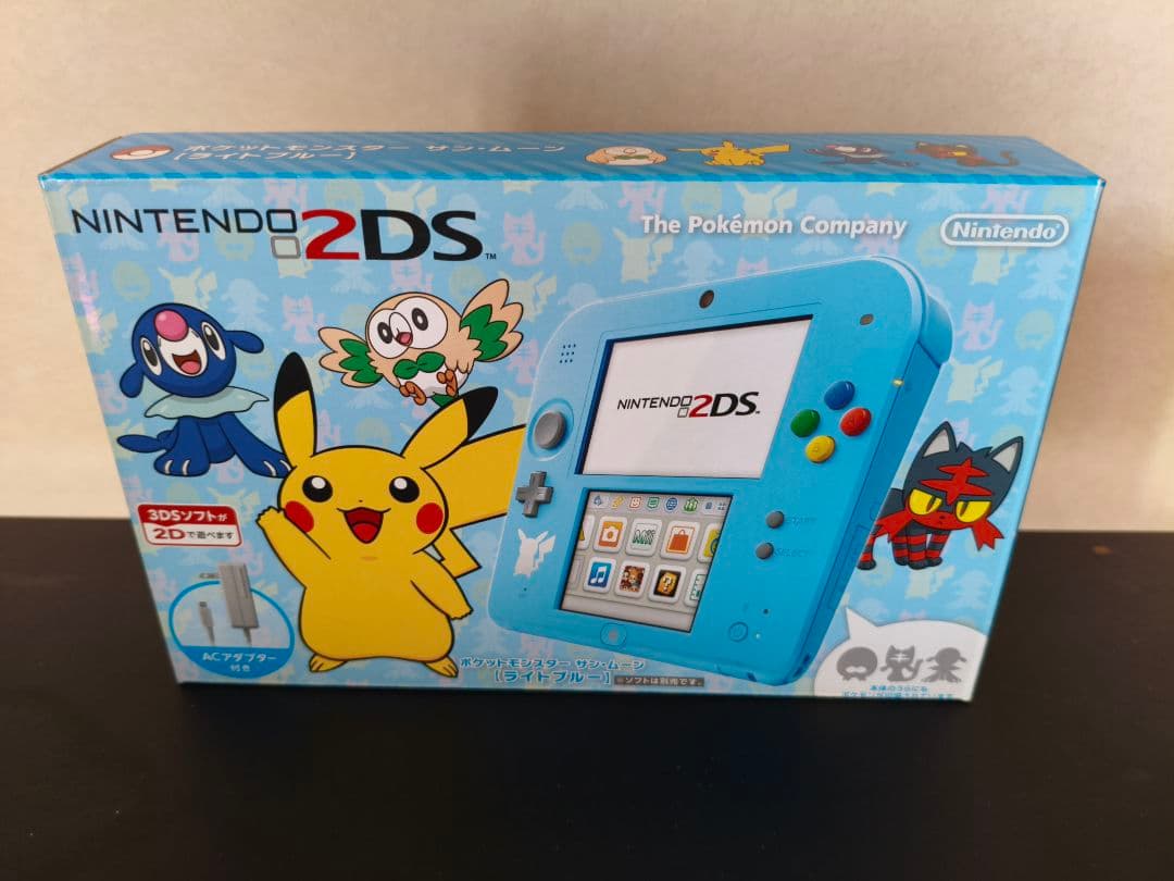 Nintendo 2DS ポケットモンスター サン ムーン ライトブルー任天堂