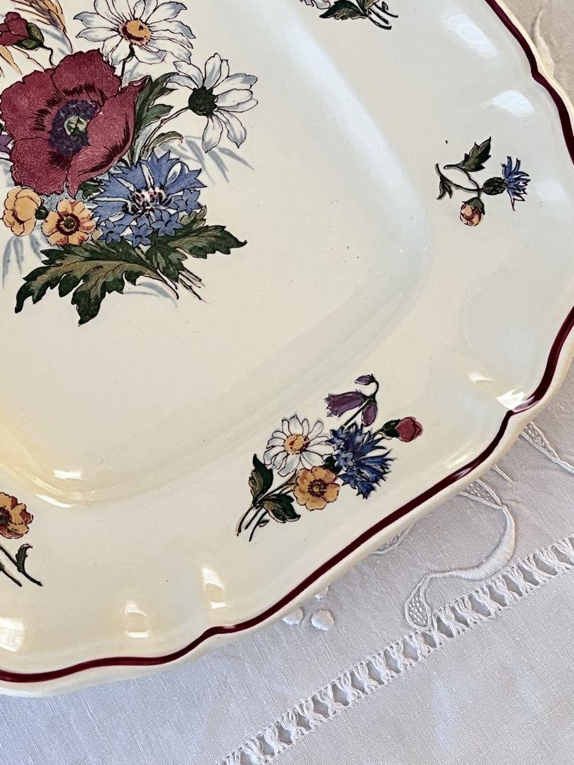 【美品】SARREGUEMINES Agreste 大きなレクタングル 3239