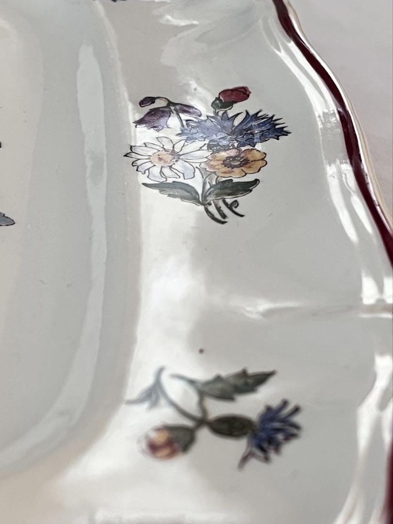 【美品】SARREGUEMINES Agreste 大きなレクタングル 3239