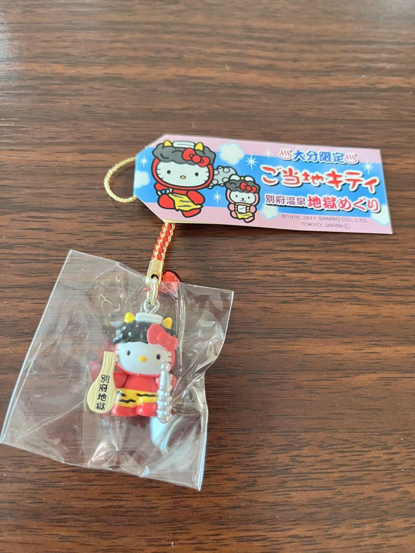 ハローキティ 温泉♨️ストラップ 3個セット 未使用温泉物語ハローキティストラップ - メルカリ