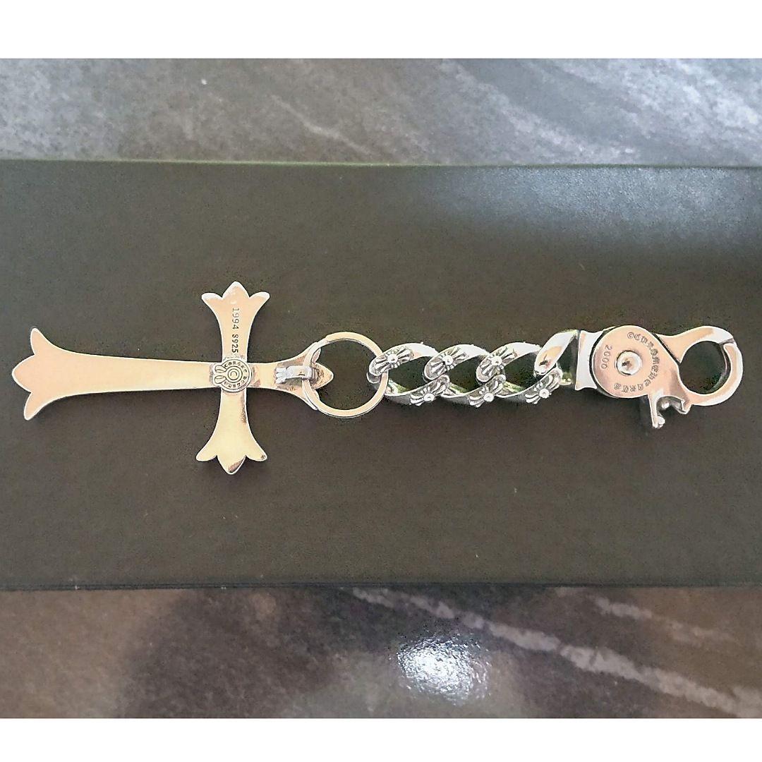 キーリング　タイニー　クロス　大きい　ファンシーホルダー　シルバー　アクセサリー