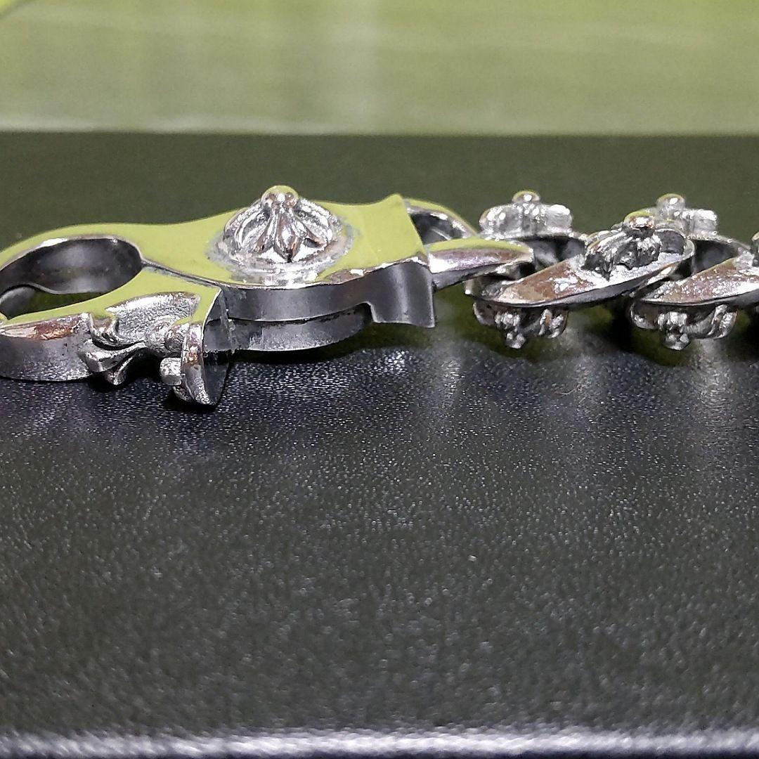 キーリング　タイニー　クロス　大きい　ファンシーホルダー　シルバー　アクセサリー
