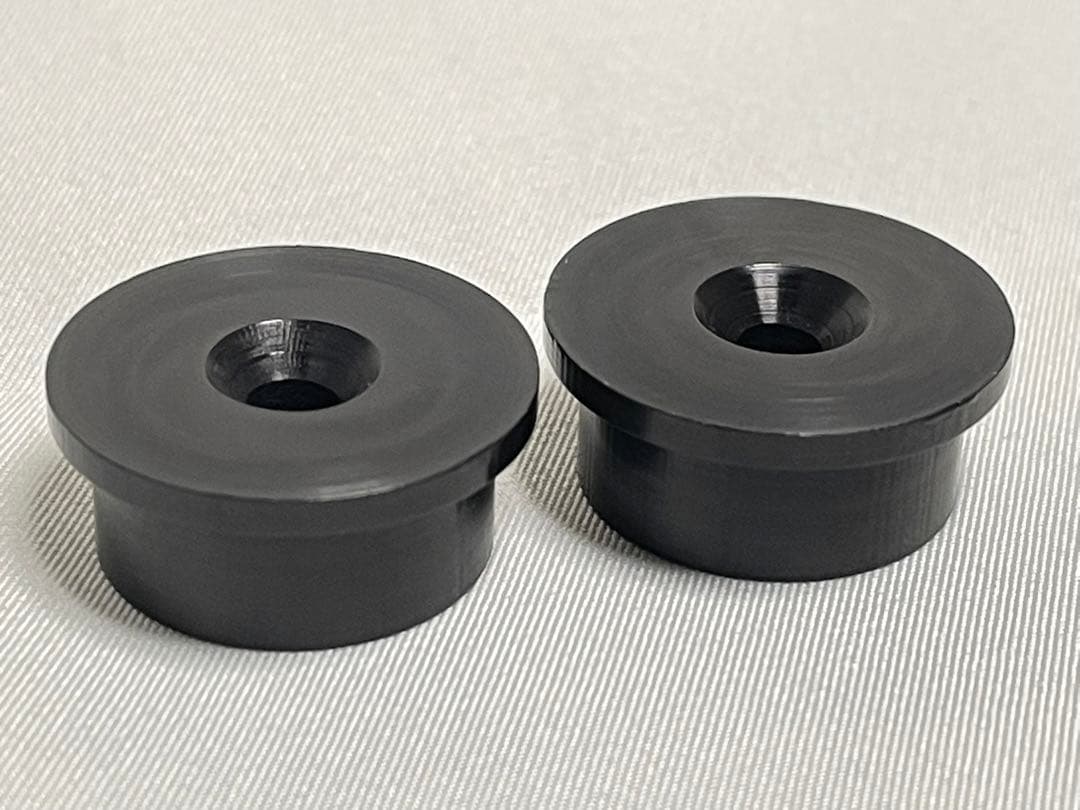 送料無料 4個セット タジマ 回転セフ アルミ削り出し ブラックアルマイト