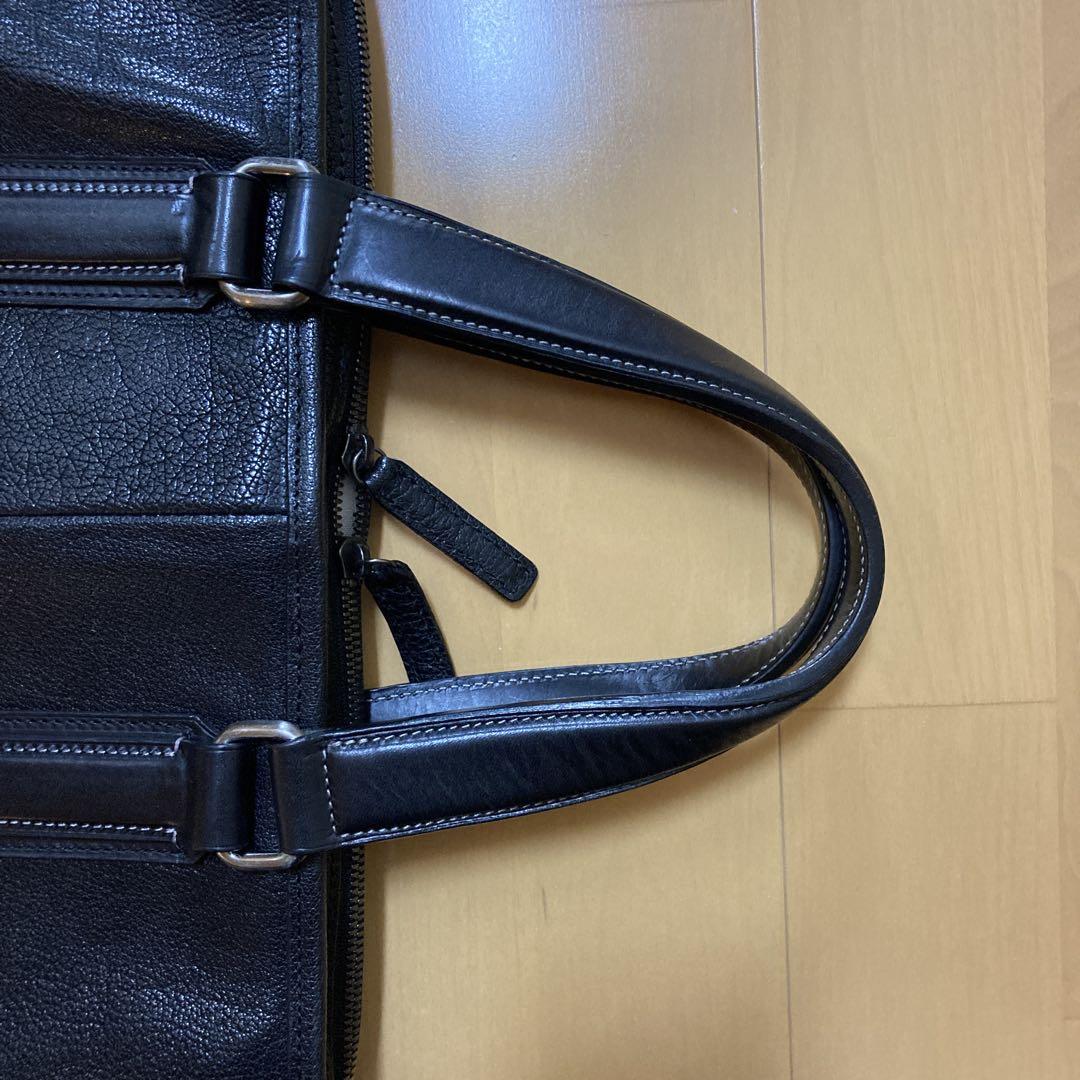 土屋鞄　アルマス バッファローブリーフ　ブラック