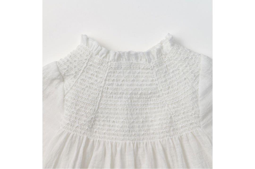 【新品未使用】blouses 1 shirring white MARLMARL blouses 1 shirring white | ギフト・スタイ・出産祝いの