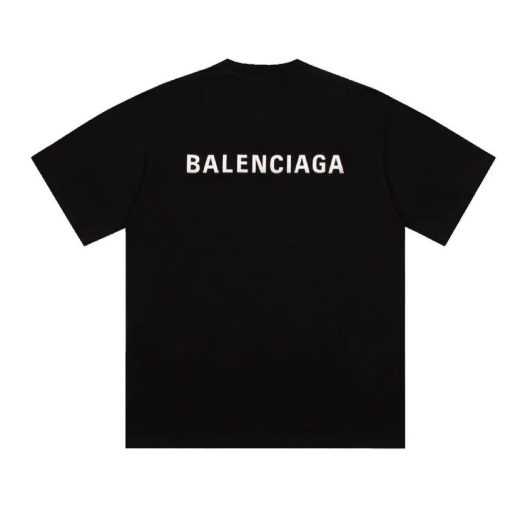 バレンシアガ　BALENCIAGA 半袖Tシャツ　ブラック　Sサイズ