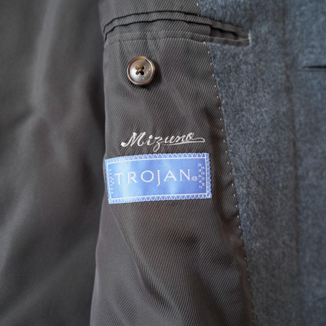 Loro Piana 生地 TROJAN カシミヤ100% コート 比翼仕立て