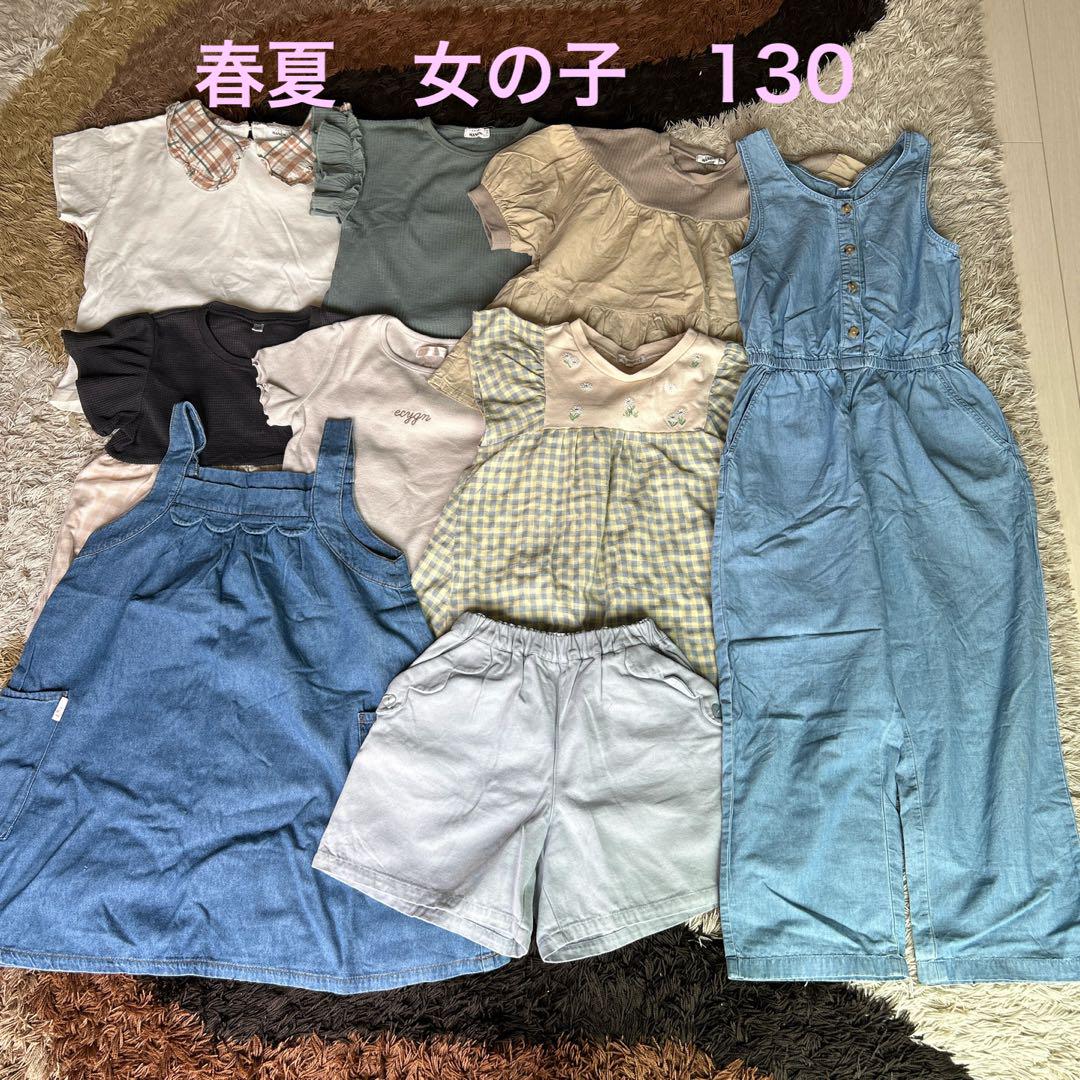 春夏 ◇ 130 サイズ ◇ 女の子 服 ◇ 9点 ◇ まとめ売り - メルカリ